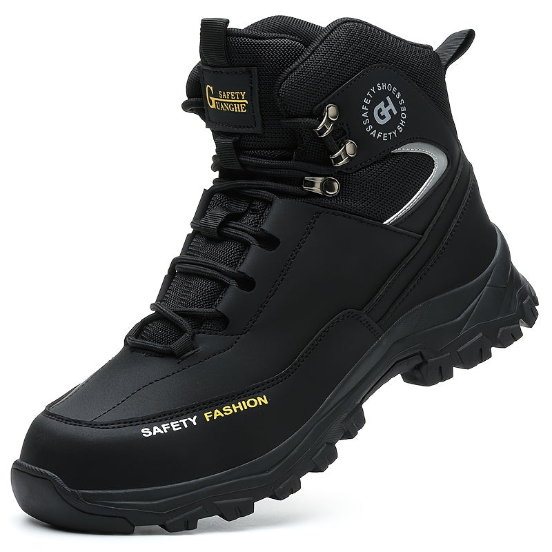 Heavy-Duty High-Quality Steel Toe Men's Work Boots