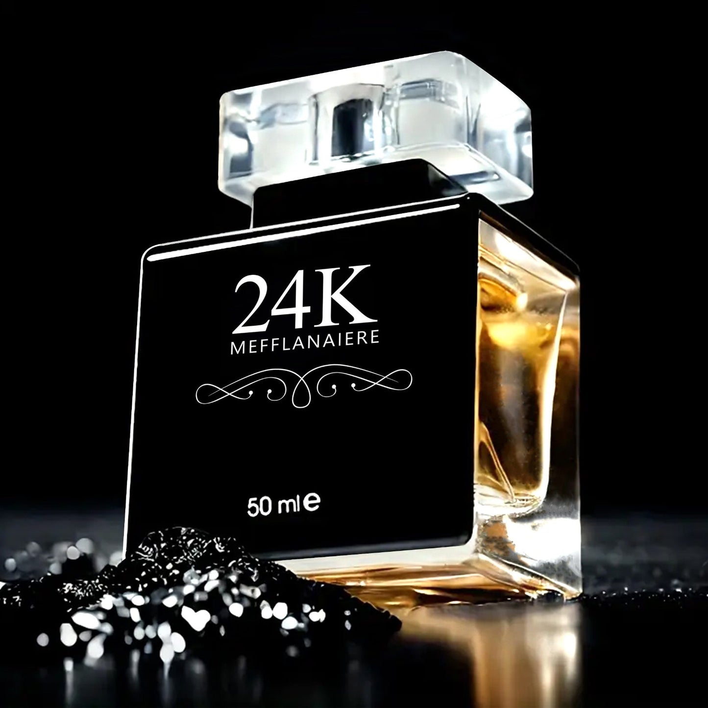 24K Men'S Cologne Parfum - Long-Lasting Woody Fresh Scent, Elegant with Golden & 24K Label - Portable Travel-Friendly Luxury Fragrance for Dates, Parties, Birthdays - Ideal Gift for Men, Sensitive Light Safe, 1.0fl.oz /, Date
