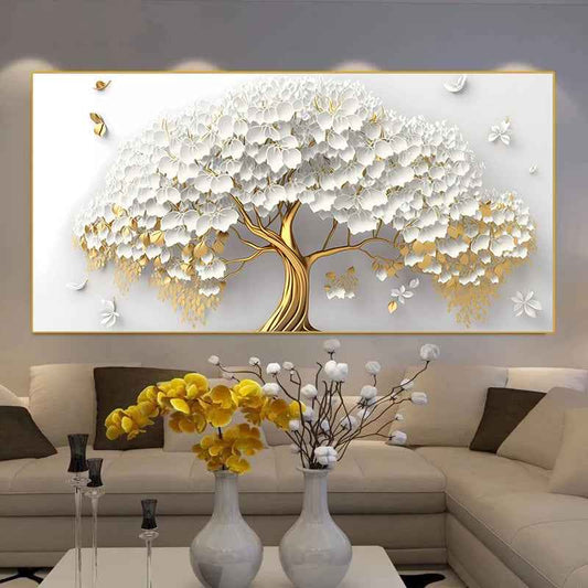 Abstract Rainbow Soul Tree Colorful Trees Plant Mural