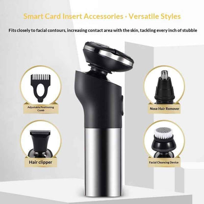 Multi-Functional Rechargeable Mens Full-Body Beard Trimmer