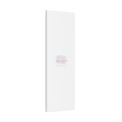 Choose Your Intentions Canvas, soft wellness poster, pastel gradient mindfulness art