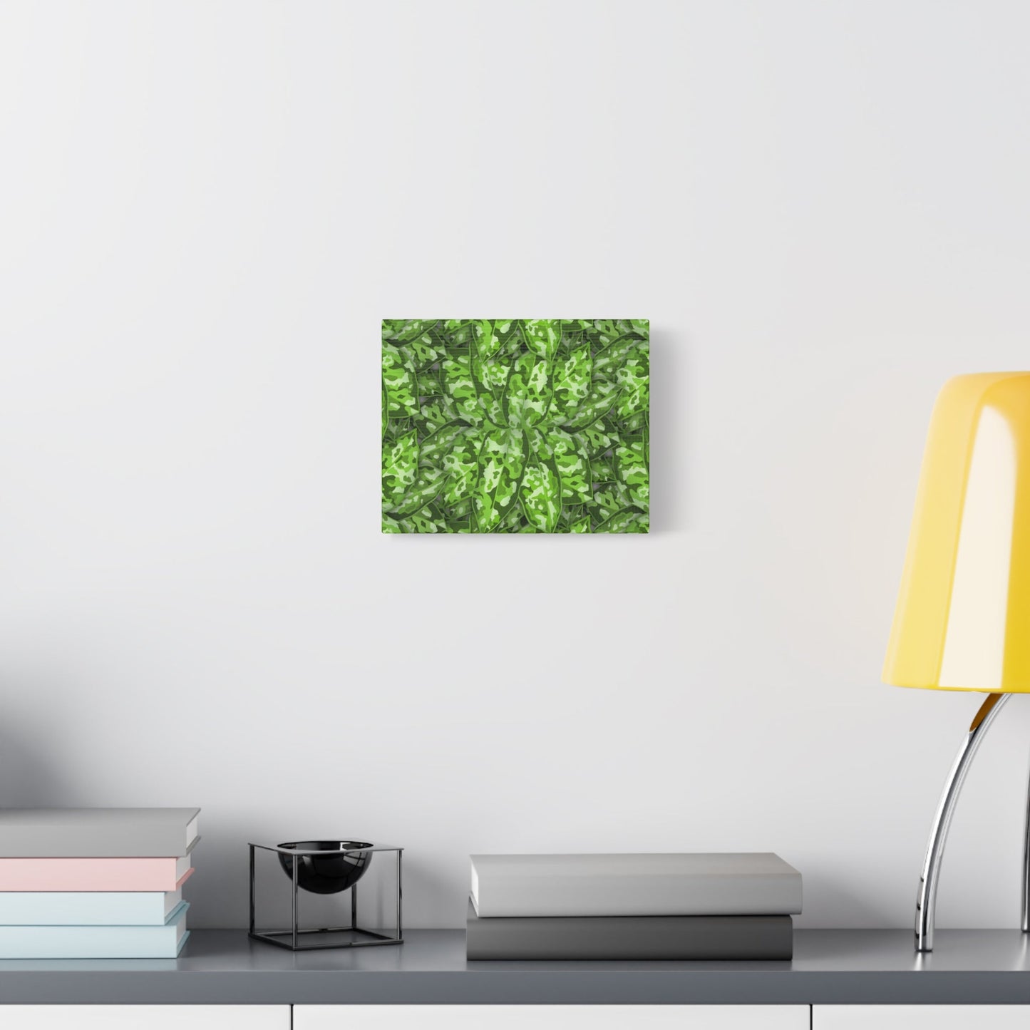 Aglaonema Pictum Canvas Print – Botanical Wall Art