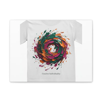 Painterly Abstract Floral Swirl Canvas | Matte Stretched Canvas