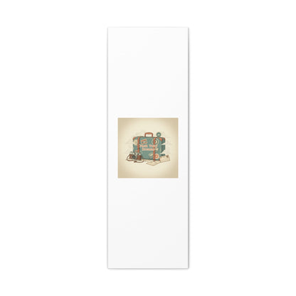 Pack Your Dreams Canvas | Retro Travel Postcard, Wanderlust Passport Stamp Art