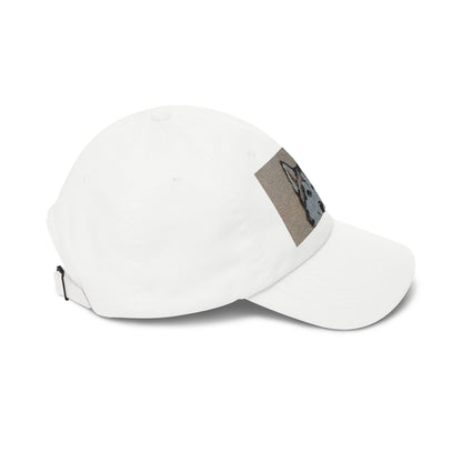 Husky Sequin Patch Dad Cap — Sparkle Siberian Dog Baseball Hat