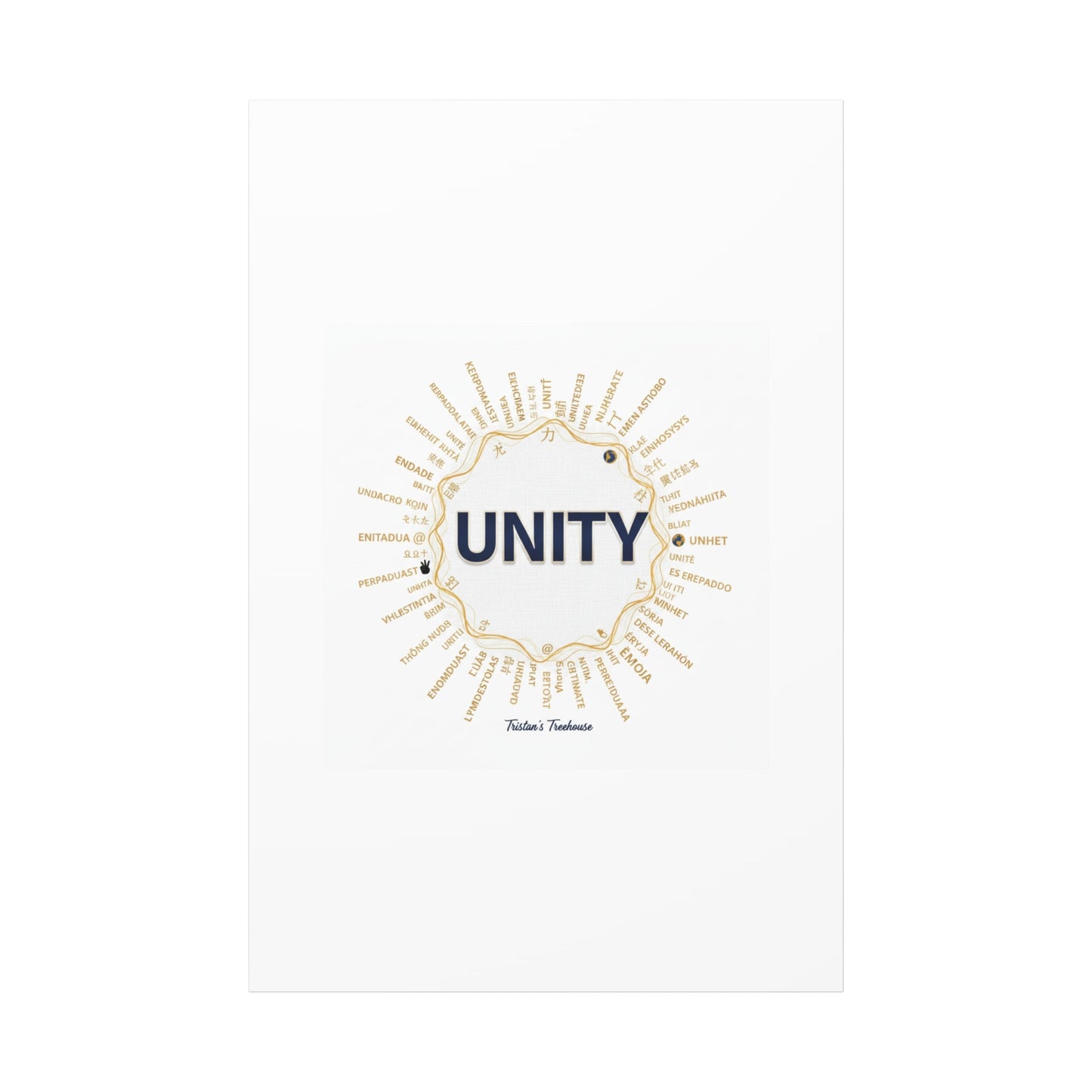 UNITY Canvas, Matte Stretched 1.25" | Dry January sober curious decor