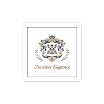 Ornate Brooch Emblem Sticker | vintage emblem, baroque pin design