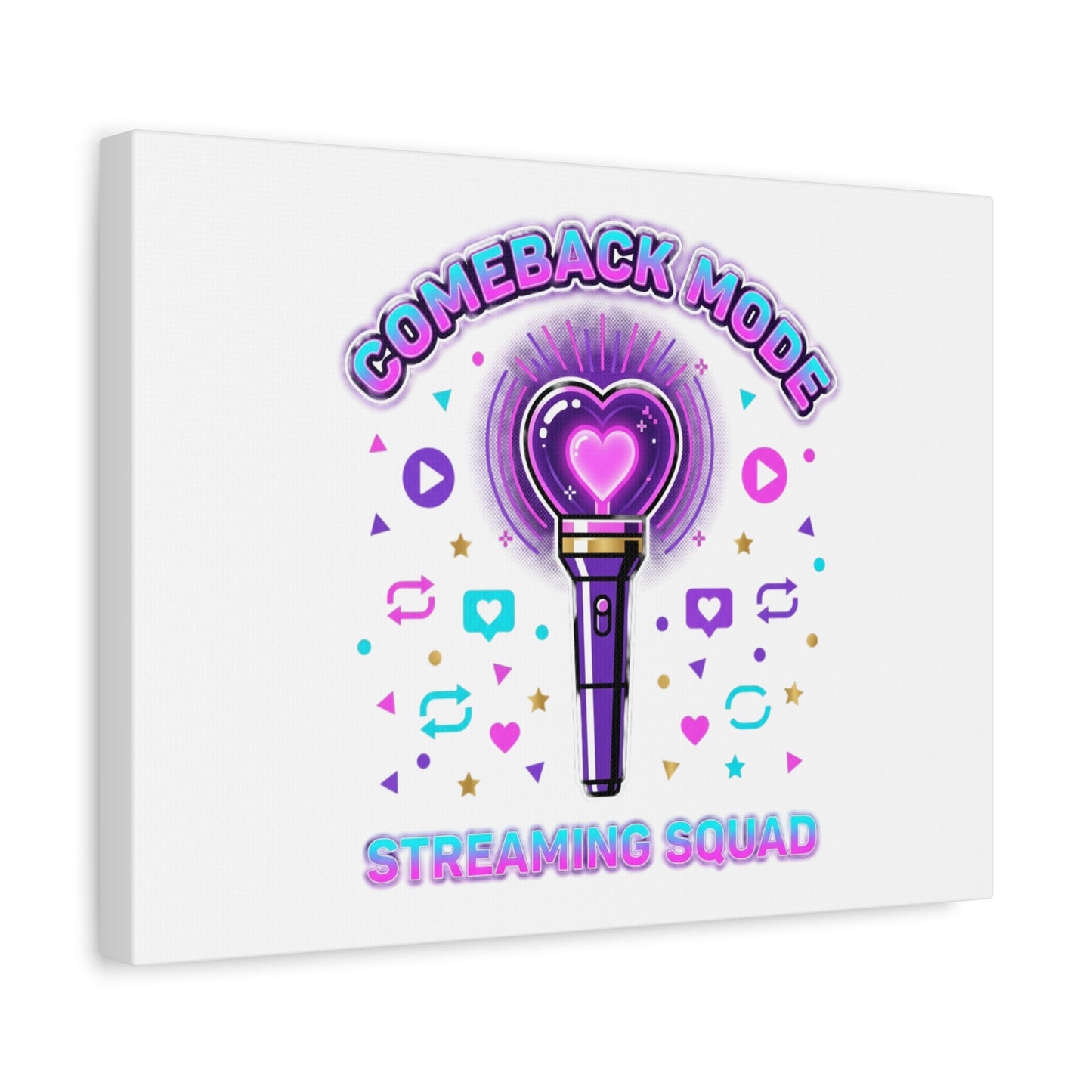 Comeback Mode Lightstick Canvas | K-pop Comeback, Streaming Squad
