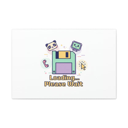 Loading Please Wait Canvas | Old Internet Aesthetic, 90s Web Nostalgia