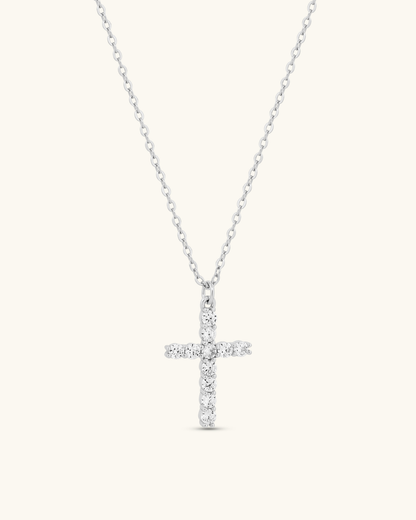 Tennis Cross Necklace