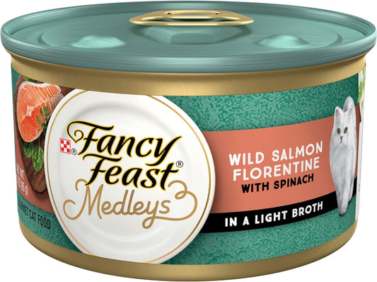 Fancy Feast Medleys Salmon Florentine (3oz)