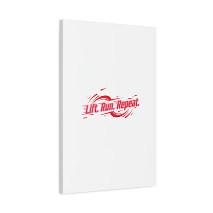 Lift Run Repeat Canvas | Fitness Wall Art, Gym Motivation