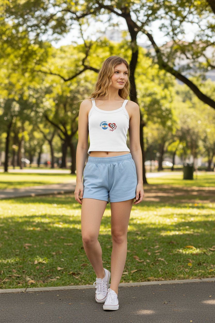 ARGENTINA - Copa Love Women's Ribbed Scoop Tank | Bella + Canvas