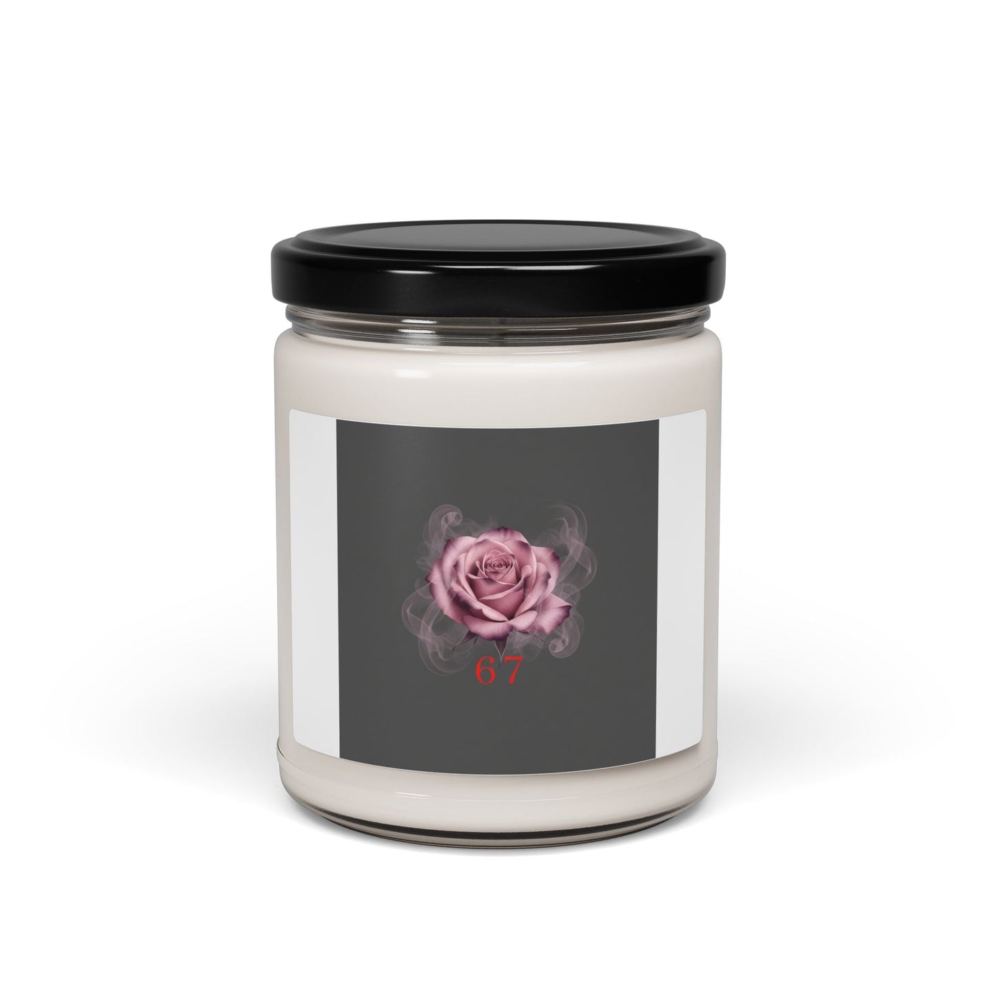 6 7 Valentine's Candle | Viral Gothic Rose Scented Soy Candle | 6 7 Meaning Dark Romance