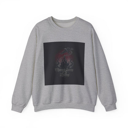 "Whispered Secrets of the Shadows" Gothic Crewneck | Dark Fantasy Sweatshirt