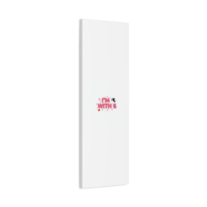Valentine's 'I with 6 for 7' Meme Matte Canvas Art
