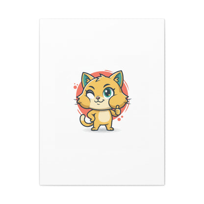 Cheeky Rodent Art Print | Rodent-Core Cute Rat/Mice Wall Canvas