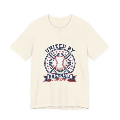 United by Baseball Tee | Patriotic Baseball Shirt, Vintage Red White Blue