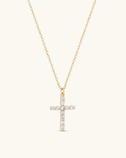 Tennis Cross Necklace