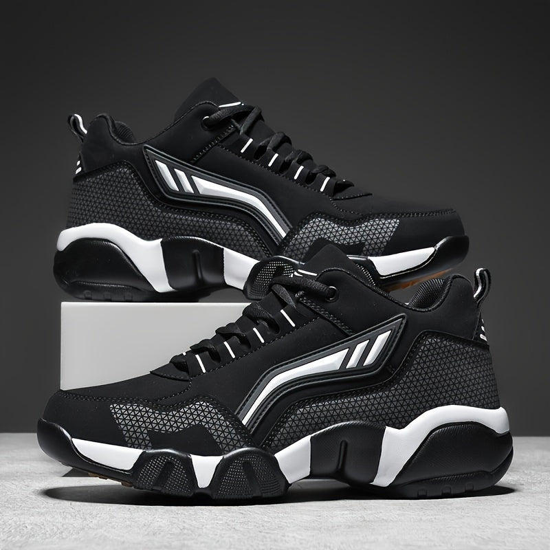 Lace-Up Thick Cushion Insole Men's Sneakers