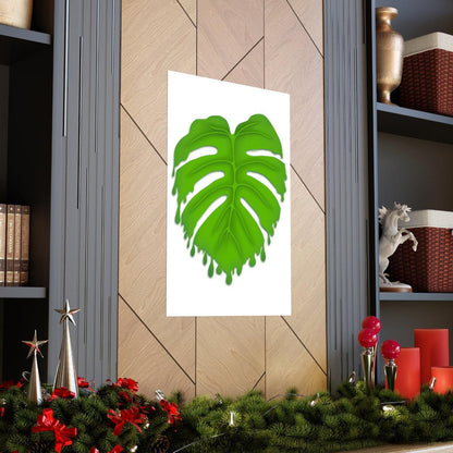 Melting Monstera Botanical Print – Unframed Wall Art