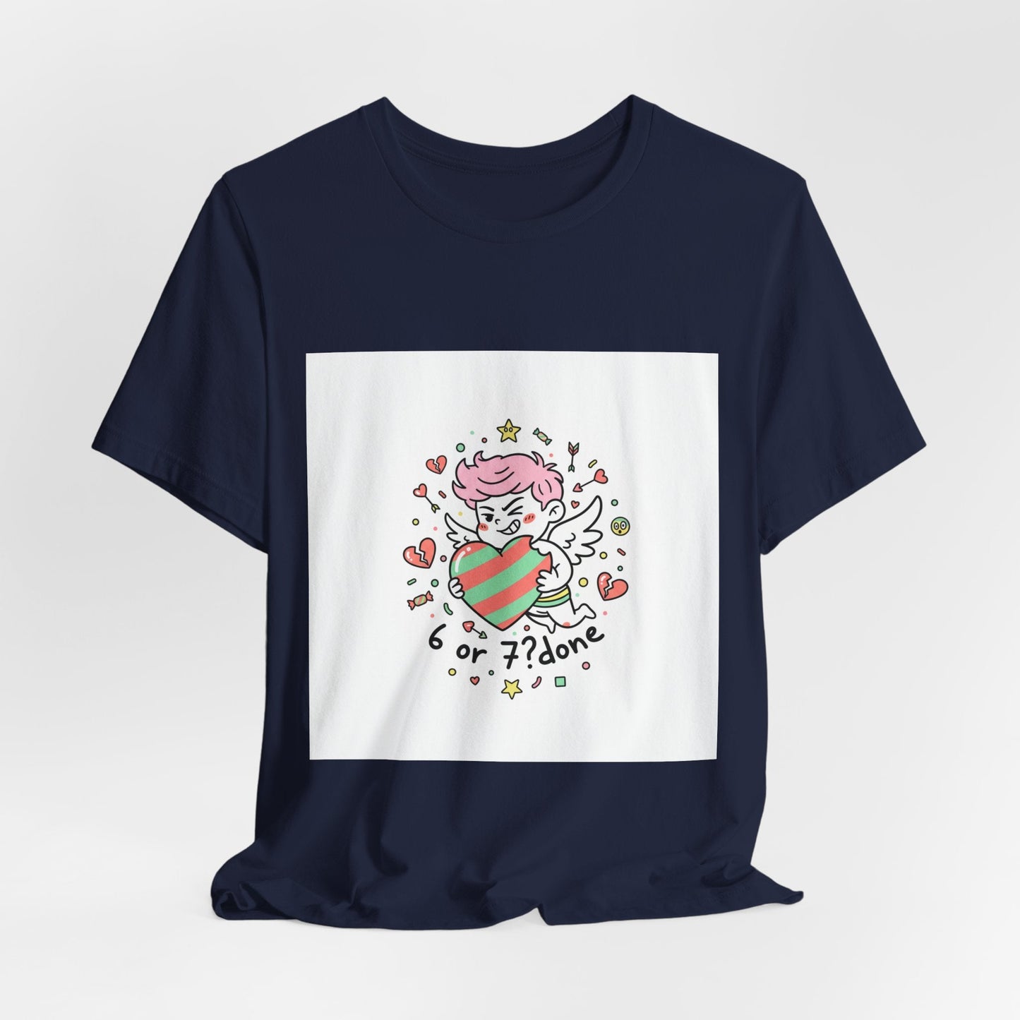 6 7 Weird Cupid Crewneck | Viral Valentine's Sweatshirt | Funny Quirky Love
