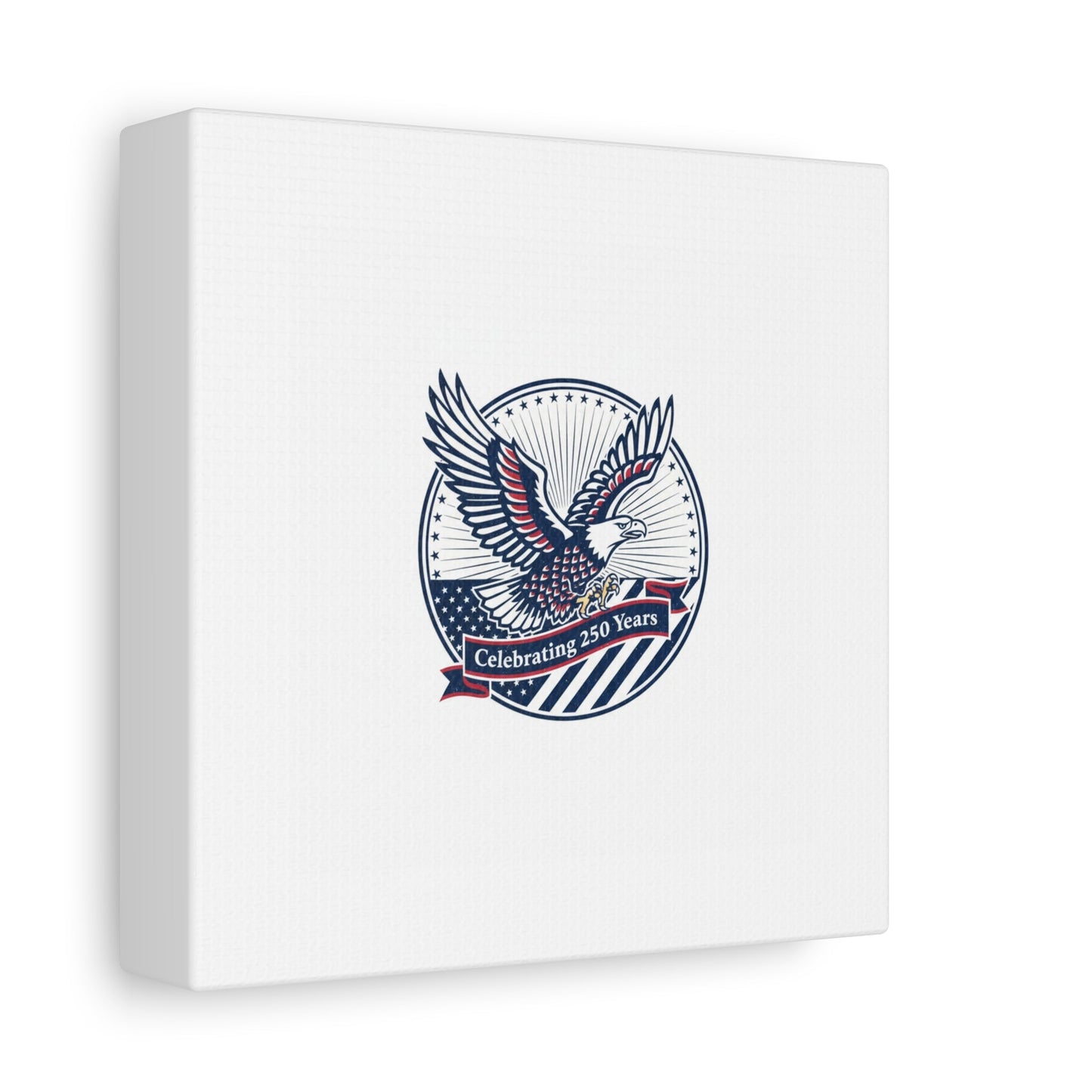 250th Anniversary Eagle Emblem Canvas | Semiquincentennial Americana