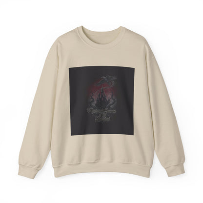 "Whispered Secrets of the Shadows" Gothic Crewneck | Dark Fantasy Sweatshirt