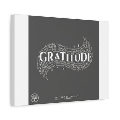 Gratitude Wall Art Matte Canvas | Tiny Treats, sweet uplifting print