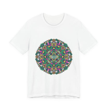 Psychedelic Botanical Mandala Tee | Festival Graphic T-Shirt