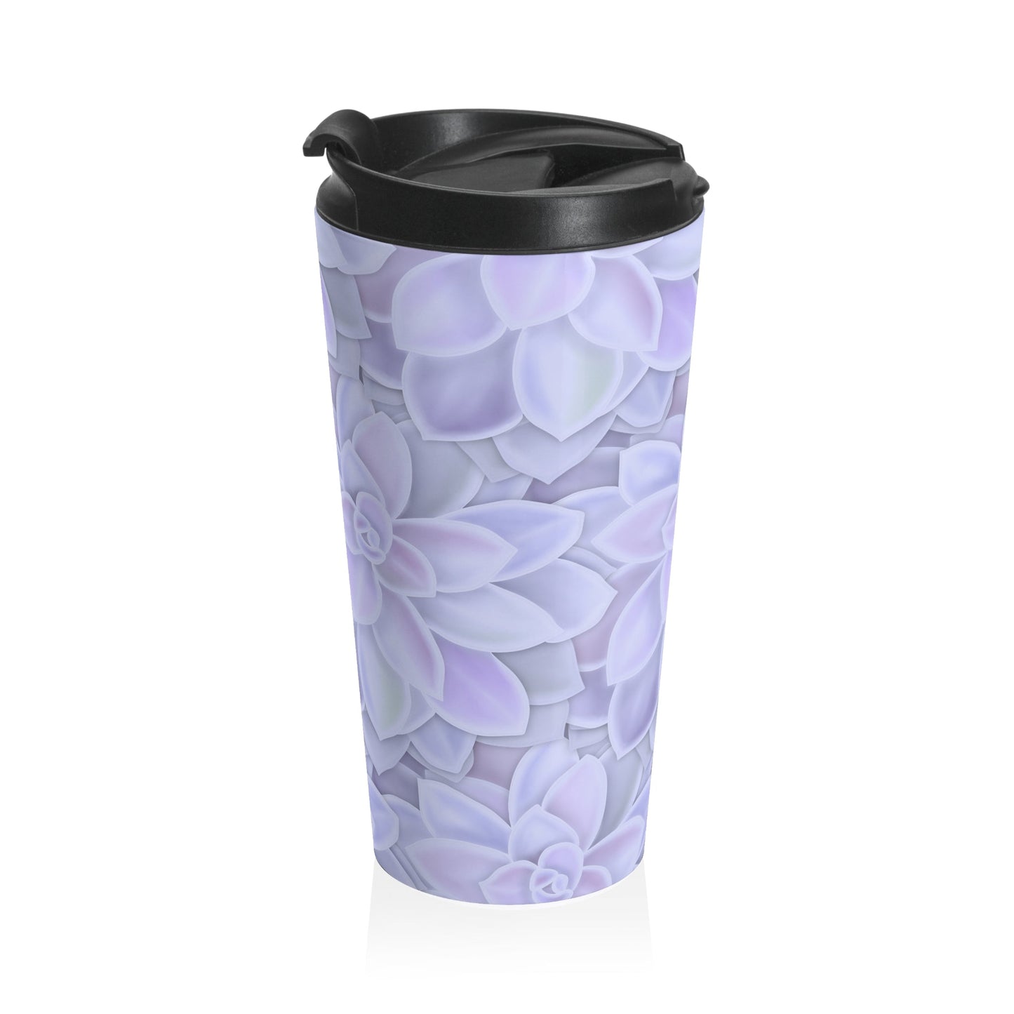 Graptopetalum Murasaki Succulent 15 oz Vacuum Insulated Stainless Steel Travel Tumbler