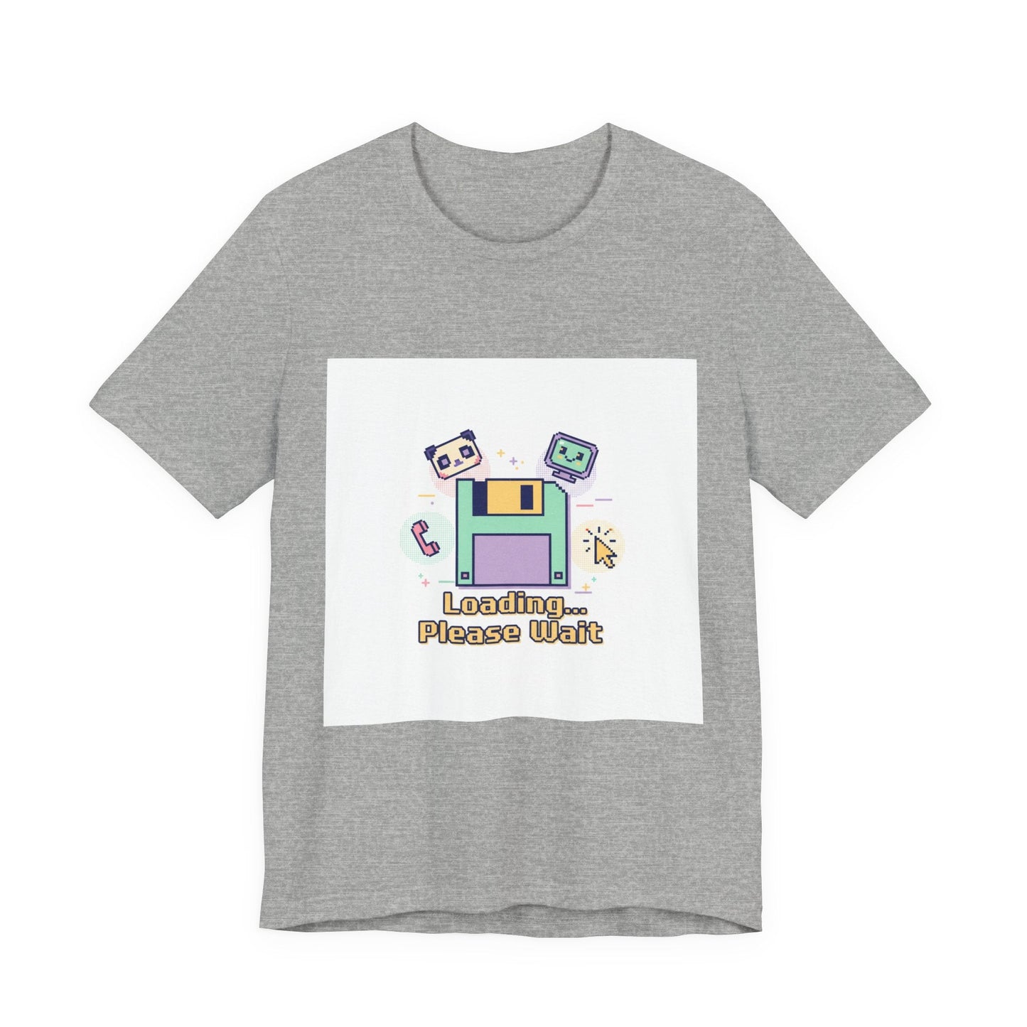 Loading Please Wait pixel art Tee | Old Internet Aesthetic, 90s web nostalgia