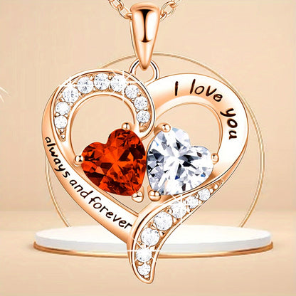 Silvery Fashion Exquisite Elegant Love Trendy Jewelry Thanksgiving Christmas Birthday Gift Memorial Gift