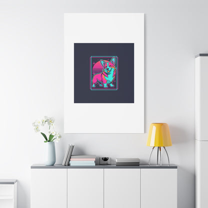 Platonic Love Corgi Canvas | Friendship Valentine, Galentine’s Wall Art