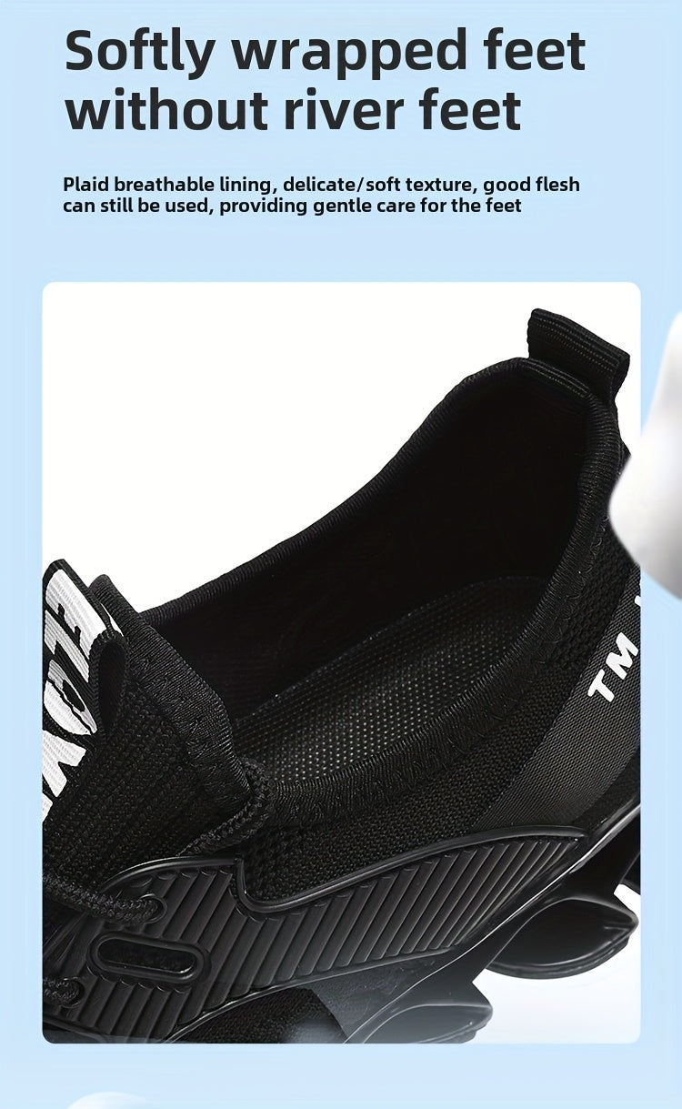 Athletic Footwear for Men - Cozy And Airy Sneakers, Practical, with a Soft Sole Ideal for Prolonged Standing, Featuring a Fish Scale Pattern for Gym Workouts, Walking, And Outdoor Pursuits