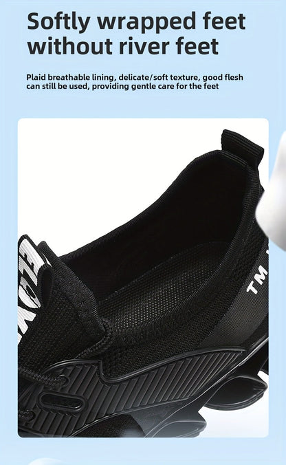 Athletic Footwear for Men - Cozy And Airy Sneakers, Practical, with a Soft Sole Ideal for Prolonged Standing, Featuring a Fish Scale Pattern for Gym Workouts, Walking, And Outdoor Pursuits