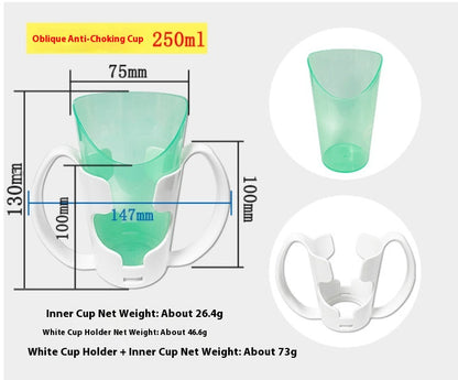 Fashion Oblique Nose Curve Drinking Cup