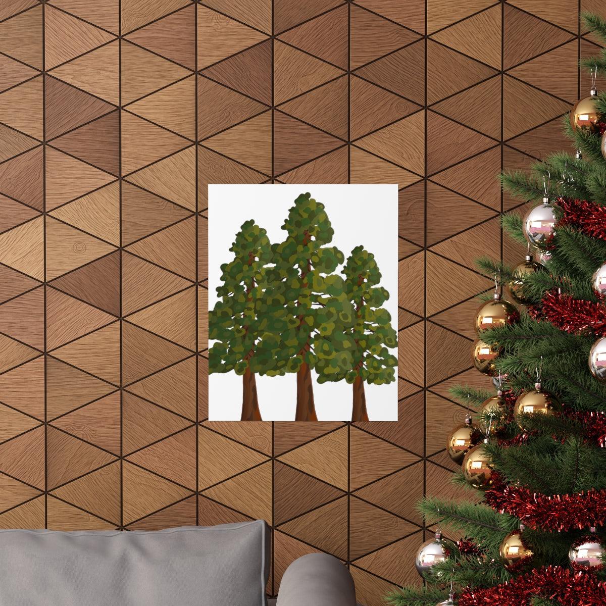 Coastal Redwood Print – Unframed Wall Art