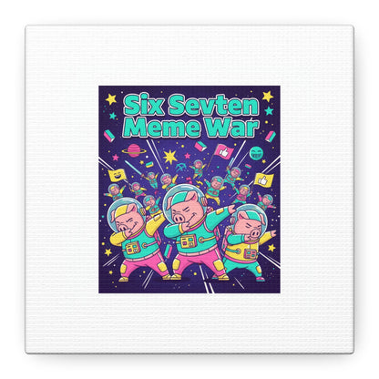 Six Sevven Meme War™ Canvas Tote | Nissspelled Edition