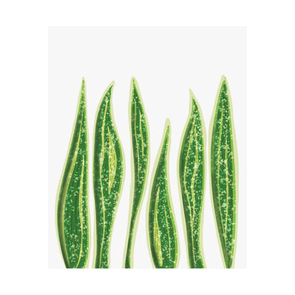 Snake Plant Botanical Print – Unframed Wall Art