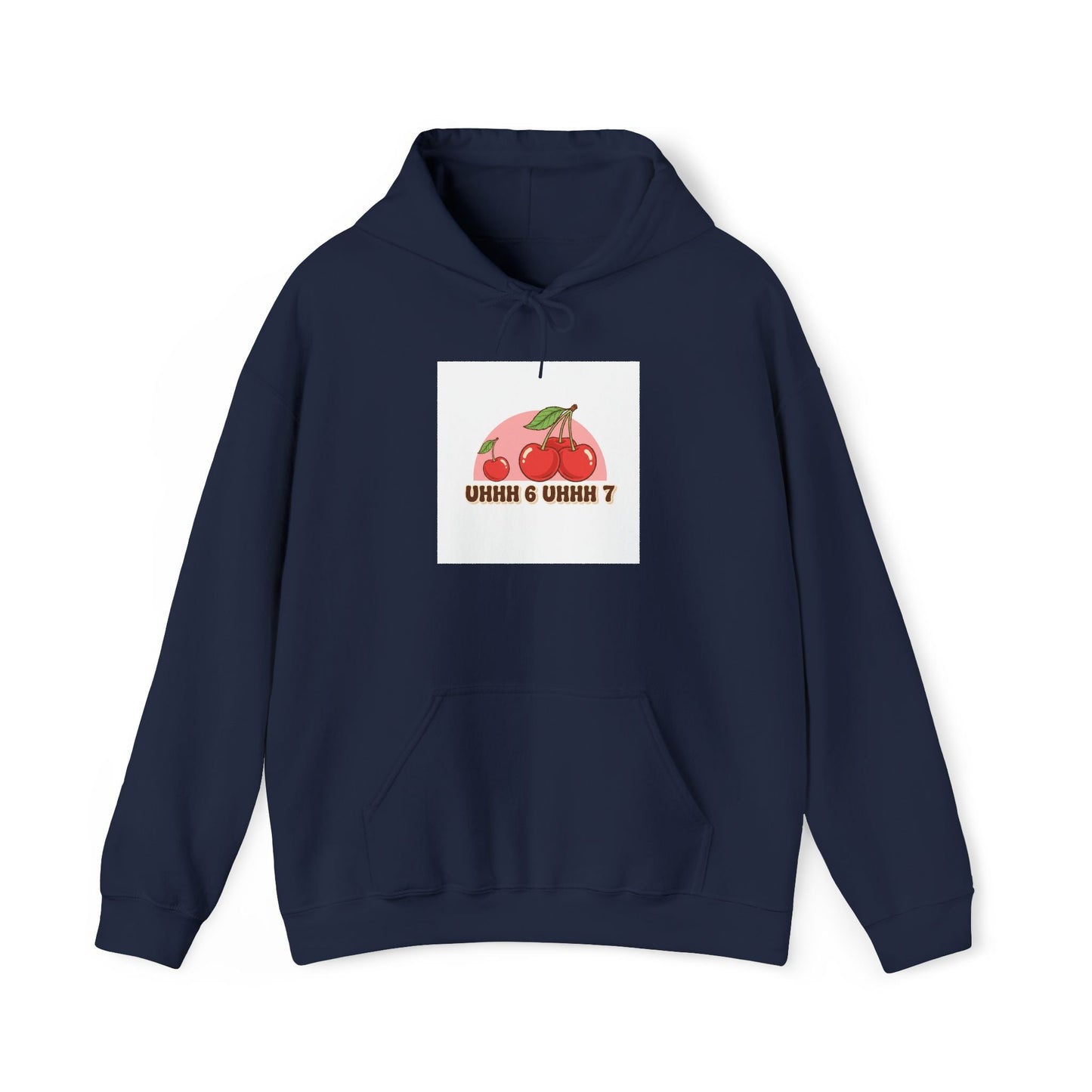 Retro Cherry Graphic Hoodie | kawaii fruit design, vintage cherry motif
