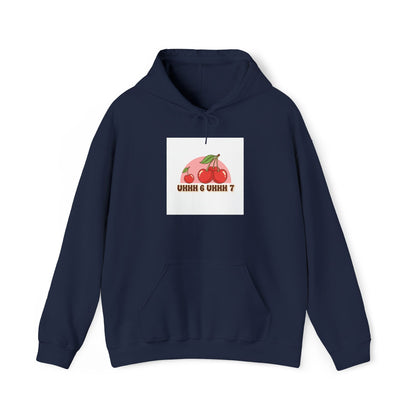 Retro Cherry Graphic Hoodie | kawaii fruit design, vintage cherry motif