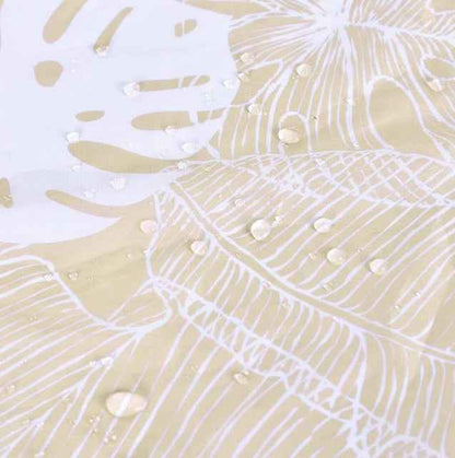 Digital Printing Shower Curtain Leaves Waterproof