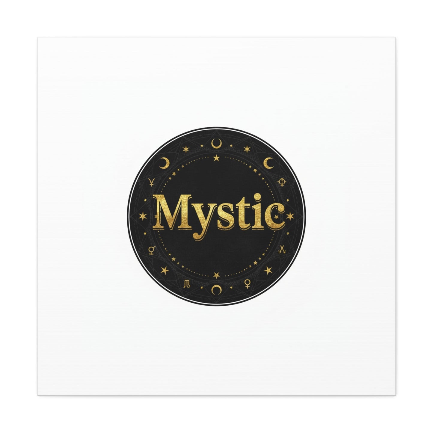 Mystic Circle tarot poster | occult type, esoteric print