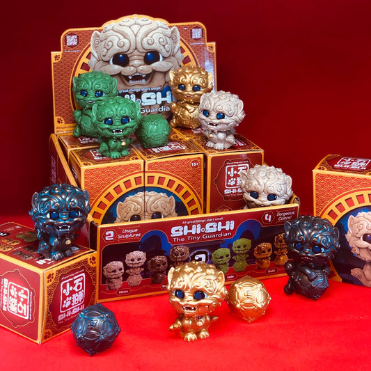 Shi-Shi the Tiny Guardian Mini Figure Full Set incl Chase