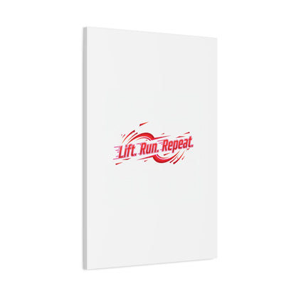 Lift Run Repeat Canvas | Fitness Wall Art, Gym Motivation