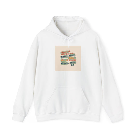 Love Languages Meme Hoodie | acts of snacks, quiet love