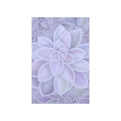 Graptopetalum Murasaki Succulent Pattern Botanical Print – Unframed Wall Art