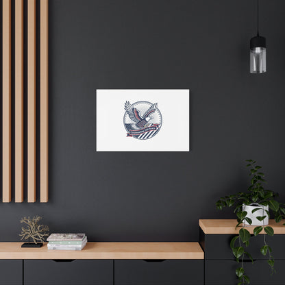 250th Anniversary Eagle Emblem Canvas | Semiquincentennial Americana