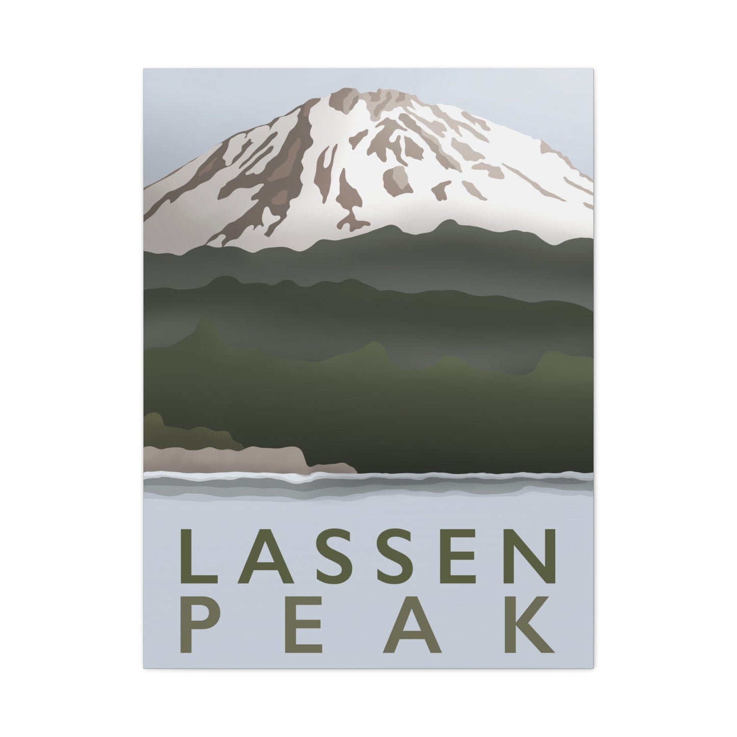 Lassen Peak Canvas Print – Wall Art